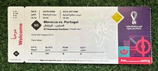 FIFA World Cup Qatar 2022 - Match 60 - Morocco vs. Portugal - Unused Mint Ticket