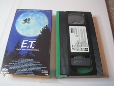 E.T. The Extra-Terrestrial Black Green VHS 1988 Steven Spielberg 04789777012