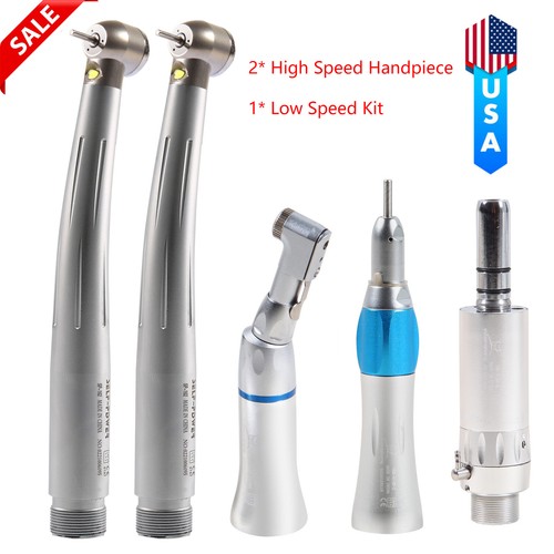 Turbina Dentale Alta Velocità SANDENT 2 Fori – Stile NSK Con Fibra Ottica LED