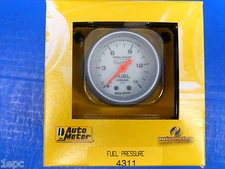 Auto Meter 4311 Ultra Lite Pro Comp  Mechanical Fuel Presure Gauge 0-15 PSI