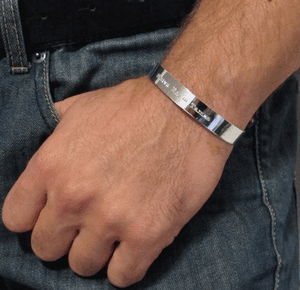bracelet mens engraved