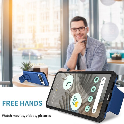 Shockproof Stand Matte Slide Camera Phone Case For Google Pixel 8 9 Pro XL - Picture 11 of 20