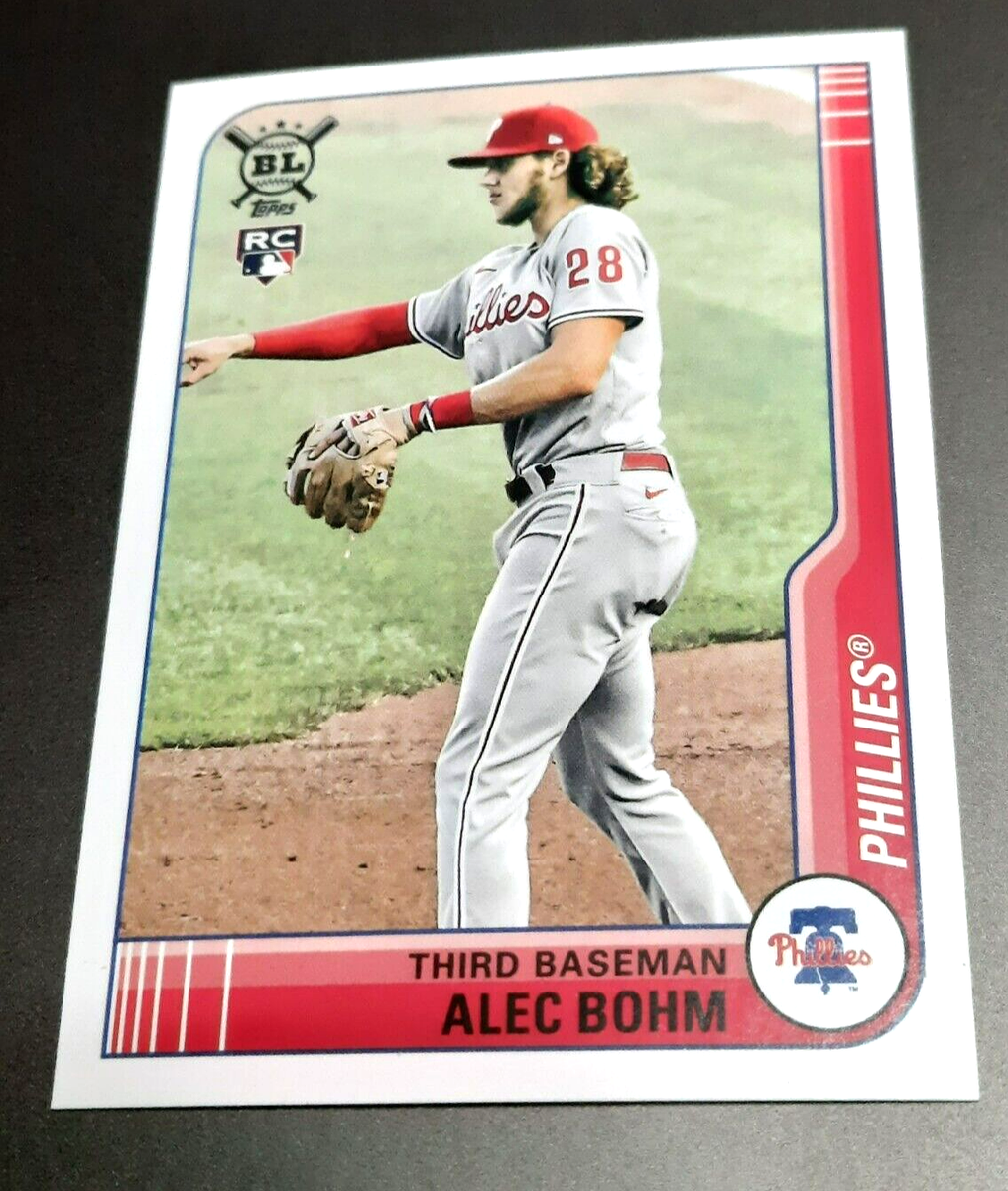 ALEC BOHM ROOKIE RC-2021 TOPPS BIG LEAGUE BL ⚾️ BASEBALL CARD