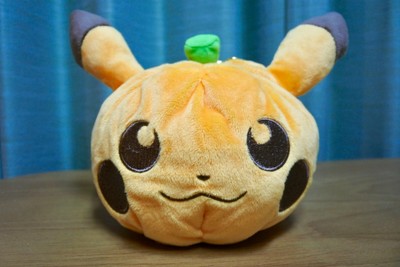 pumpkin pikachu plush