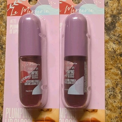 Le Mercerie Plump It Up! Plumping Liquid Lip Gloss #770 Plum 0.13 fl oz