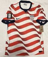 Authentic Nike 2026 World Cup USA USMNT Home Match Jersey with World Cup Patch