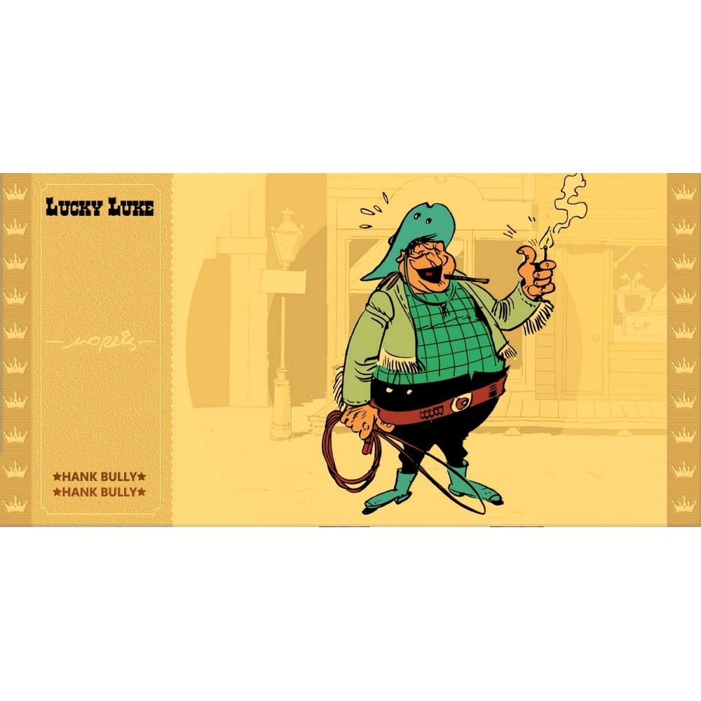 Коллекционный золотой билет из мультяшного королевства Счастливчик Люк (Хэнк Булли)