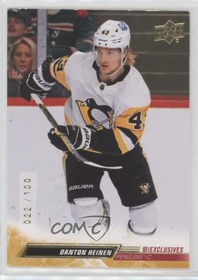 2022-23 Upper Deck Series 2 UD Exclusives 22/100 Danton Heinen #391 1e7g