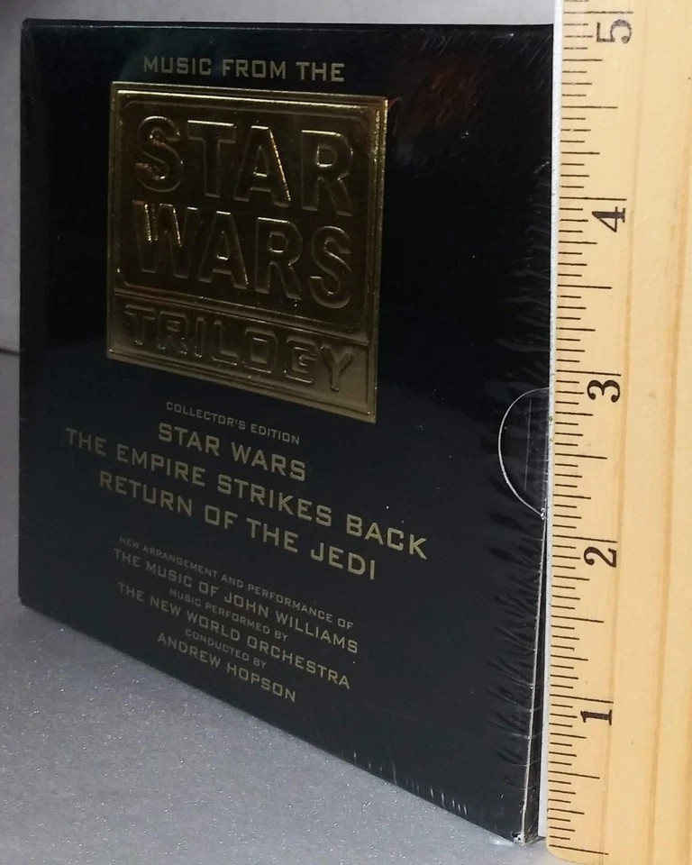 Music From The Star Wars Trilogy | New World Orchestra | 3 CD Set 1999 NewSealed - Image 2 of 4