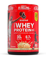 Six Star Pro Whey Protein, Vanilla Cream, 30g Protein, 1.81 lb
