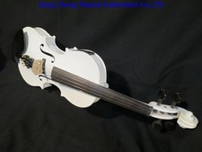 SONG 16 inches Electric Viola  Acoustic Viola, White color, solid maple wood