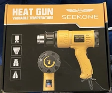SEEKONE 1800W Heavy Duty Hot Air Gun Kit (OPEN BOX) NEW