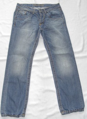 Camp David Red Men Blue Jeans W34 L32 Straight Cut 34-32 Condition Very Good