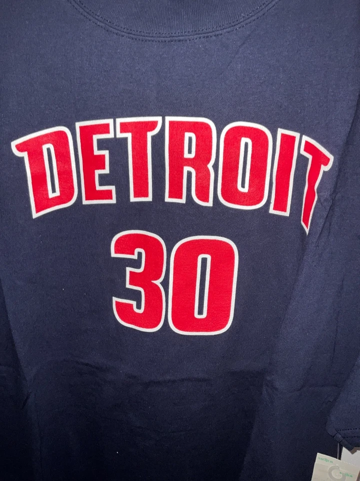 Detroit Pistons #30 Rasheed Wallace Talla X Grande Reebok NBA ~ Mediados de 2000’s ~ Nuevo con etiquetas Foto 4 de 4