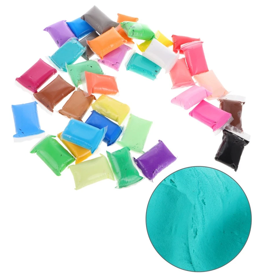 Modelliermasse-Set, 36 Farben, lufttrocknend, leicht, weich und dehnbar, - Bild 2 von 4