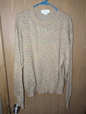 Vintage Tricots St Raphael Mens Sweater Medium Biggie Coogi Syle Cosby USA Made
