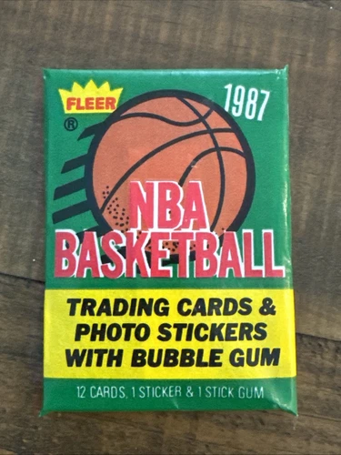 1987 FLEER BASKETBALL SEALED WAX PACK 1 Pack Possible Jordan 2nd Year Fresh Pull
