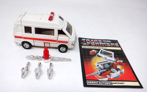 Ratchet 100% Complete 1984 Vintage Hasbro G1 Transformers Action Figure