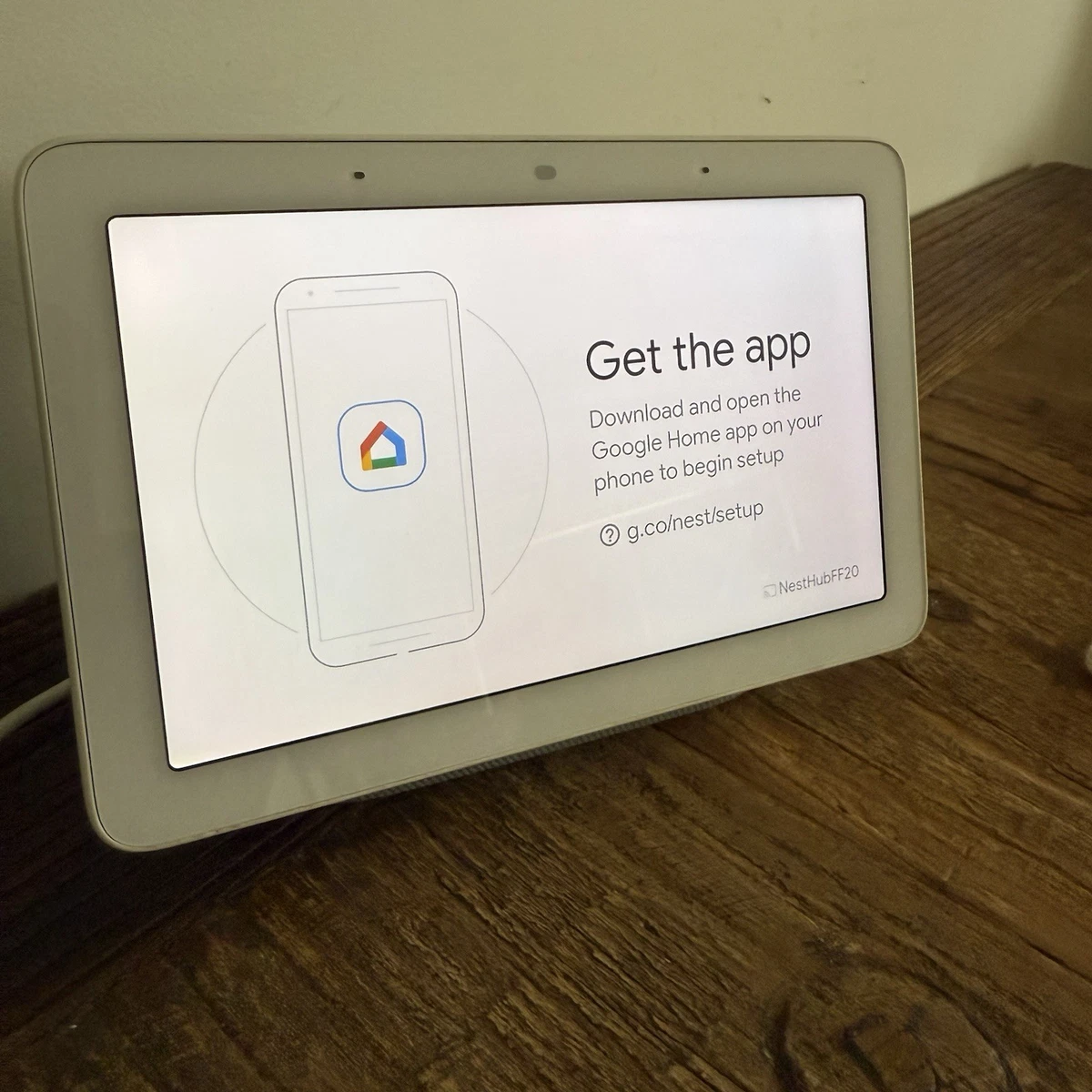 Google Nest Hub 1st Gen Generation Chalk H1A