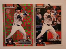 2026 Topps S1 Jacob Melton 2 Card RC Lot Holiday Polka Dots Parallel & Base