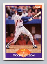 1989 Score #302 Mookie Wilson Near Mint or Better