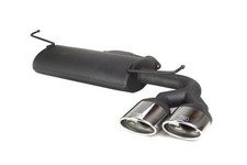 Ulter Sport Edelstahl Endschalldämpfer 2x 120x80mm oval für Hyundai TUCSON