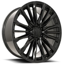 Gloss Black Oem Replica Wheels Fr 205 - Platinum V 22x9 Rims 4pcs D4 Gloss Black Oem Replica Wheels Fr 205 - Platinum V 22x9 Rims 4pcs D4