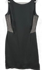 Ann Taylor Little Black Dress Mesh Panel Sheath Cocktail Womens 10 NWT