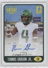 2021 Onyx Vintage Auto Blue Ink /400 Thomas Graham Jr #FATG Auto 04u5