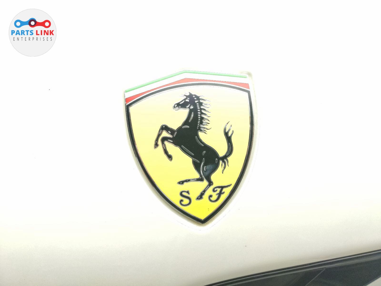 2008-14 FERRARI CALIFORNIA FRONT LEFT FENDER WING COVER TRIM APPLIQUE WHITE F149