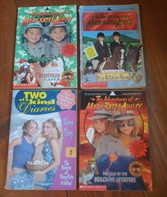 Scholastic Mary-Kate & Ashley Adventures + Two of a Kind Diaries PB Book Lot