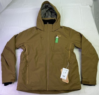 Helly Hansen Men's Alpha 4.0 Ski Jacket-Sepia Brown-Size: XL-F