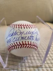Dale Murphy Signed Baseball With 88 Clemente Award Inscription