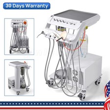 Portable Dental Mobile Delivery Unit Air Compressor Suction System Rolling Case