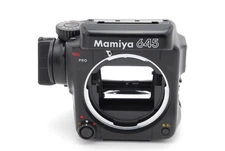 【N MINT】Mamiya 645 PRO Mediam Format Camera Body & Film Crank AC401 From Japan