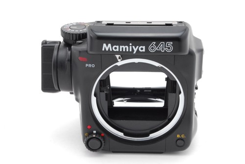 【N COMO NUEVO】Mamiya 645 PRO Cuerpo de cámara de formato medio y manivela de película AC401 de Japón - Imagen 1 de 8