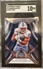 2024 Bowman University Chrome - Campus Icons Omarion Hampton #CI-9 (RC)
