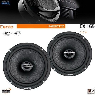 Koaxial Lautsprecher HERTZ CENTO CX165 2-Wege System 16,5cm 70Watt RMS 6,5'' 93dB
