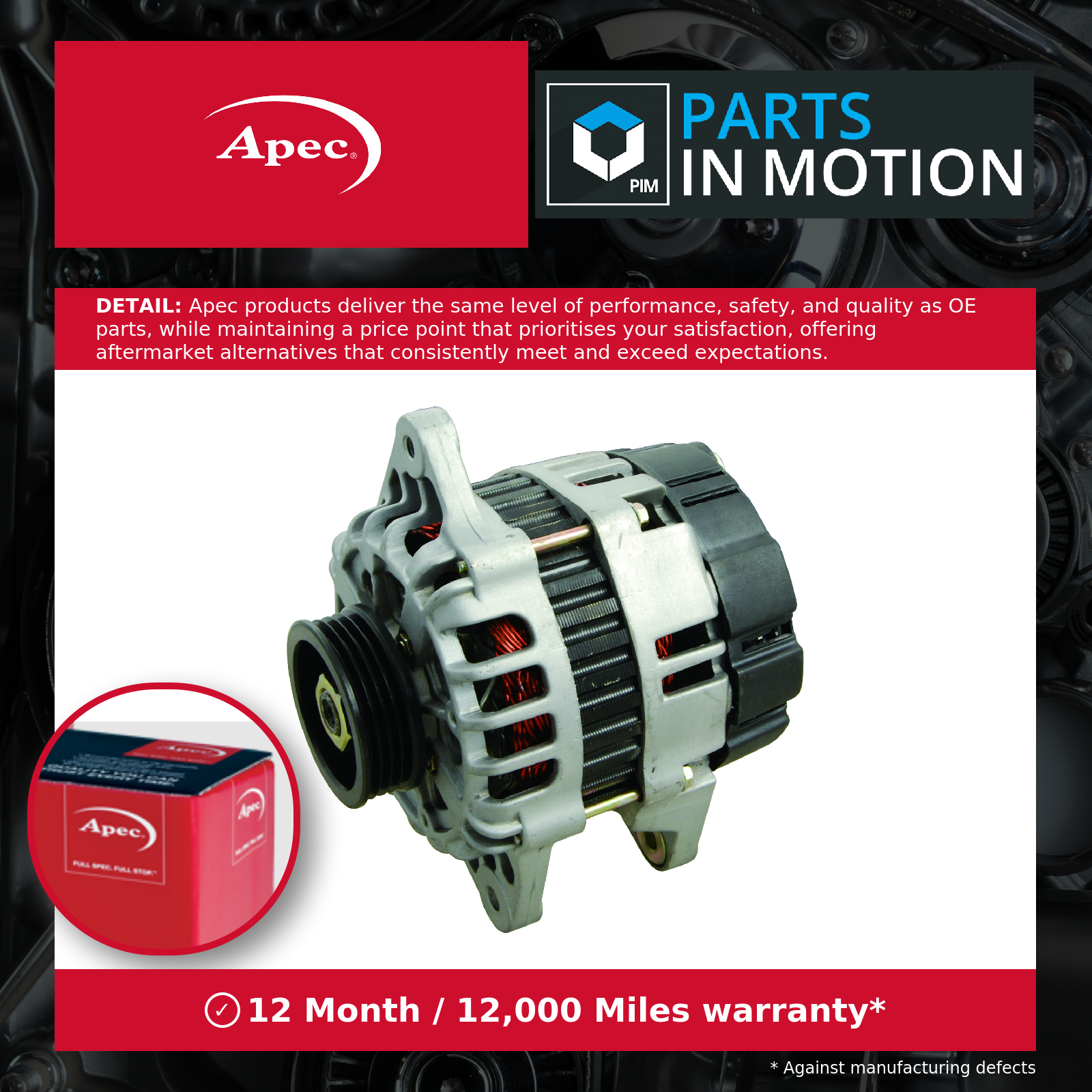 Alternator fits HYUNDAI GETZ TB 1.1 02 to 09 3730002550 3730002551 3730002560 - Image 5