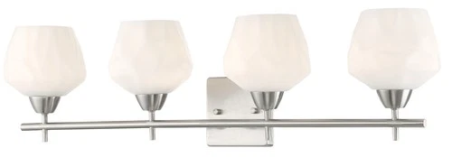 Minka Lavery 3174 Camrin 4 Light 31"W Vantage Bathroom Vanity - Nickel - Picture 7 of 8