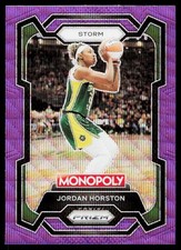 2024 Panini Prizm Monopoly WNBA - Jordan Horston #64 Purple Wave Prizm
