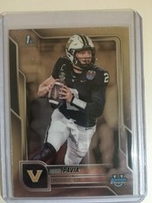 Diego Pavia 2025 Bowman Chrome U 1st - #190 Base Rookie Card RC