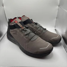 Salomon Gray Red T-Muter Trail Running Shoes Men's Size 13 EUC