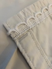 Pair Blackout Curtain Panel - 2 panels  each - 51.5 inch W x 78 inch L - White