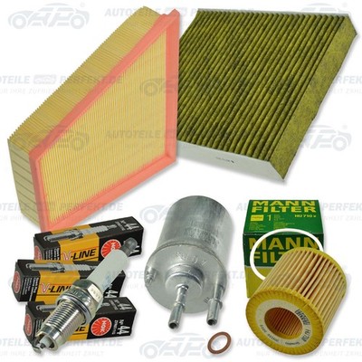 Inspektionskit Filter Satz Paket L (AB) SKODA FABIA II ROOMSTER + 1,2 ab 2010