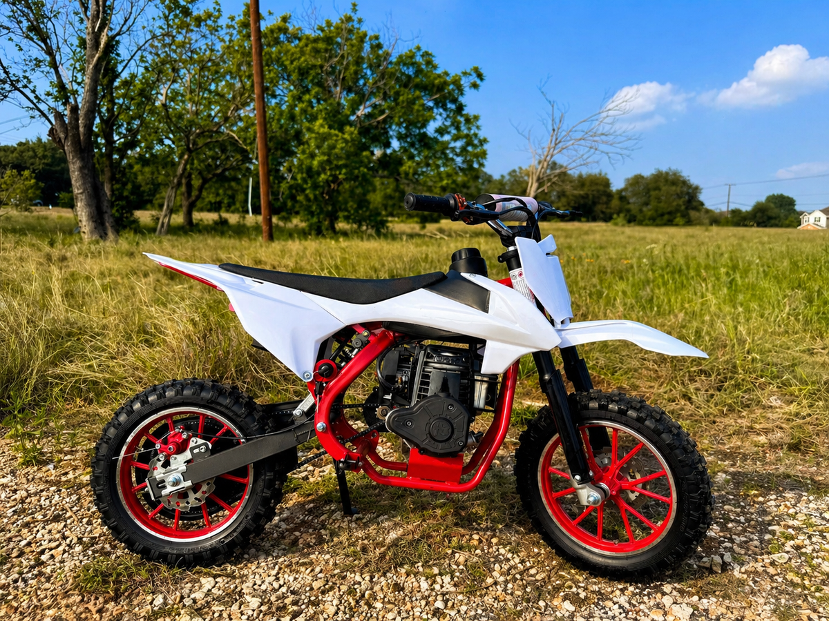X-Mudder 49cc 4-Stroke Electric Start Dirt Bike – Gas-Powered Off