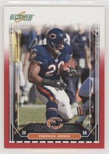 2006 Score Red 87/120 Thomas Jones #43 0q3