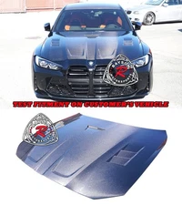Fits 21-25 BMW G80 M3 / G82 G83 M4 VT-Style Bonnet Hood (Carbon Fiber)