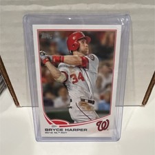 Topps Bryce Harper Washington Nationals #369 Rookie Base Set 2013 MLB Card. rookie card picture