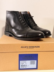 Allen Edmonds Bayfield Men\'s 10 D Black Leather Brogue Cap Toe Dress Boot Casual Allen Edmonds Park Avenue Cap Toe Oxford Dress Boot Black  main image 2